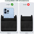 KENOBEE Large Remote Control Holder, 5 Compartments, Anti-slip Desktop Caddy for Phone, Office Supplies, Black