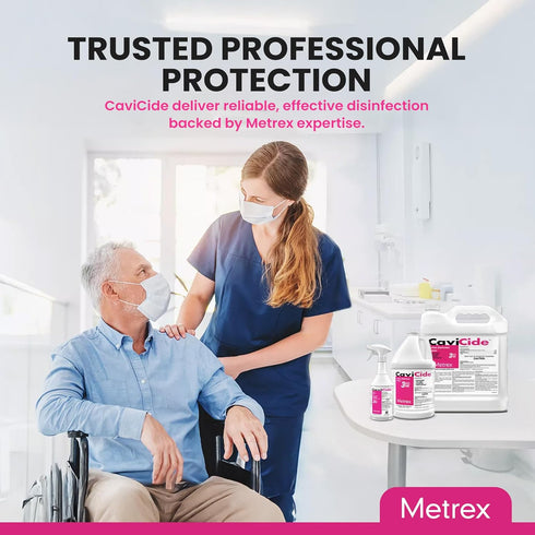 Metrex 24 Oz CaviCide Surface Disinfectant Cleaner Spray, Ready-to-Use Disinfecting Spray, All Purpose Cleaner