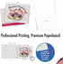 The Best Card Company 10 Assorted Thank You Note Cards Bulk Box Set - 4 x 5.12 Inch with Envelopes (10 Designs)