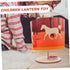 2pcs Toddmomy DIY Paper Rotary Lantern Kit for Boy Girl Festive Craft Material for School Science Projects for Chinese
