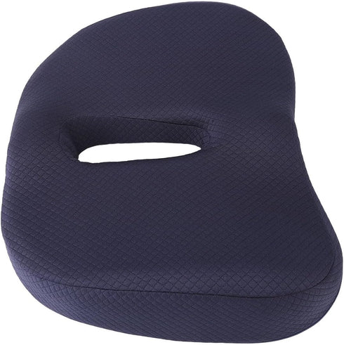 KunEchevyr Orthopedic Donut Pillow, Memory Foam Donut Seat Cushion with Ring Design and Front Groove for Pressure