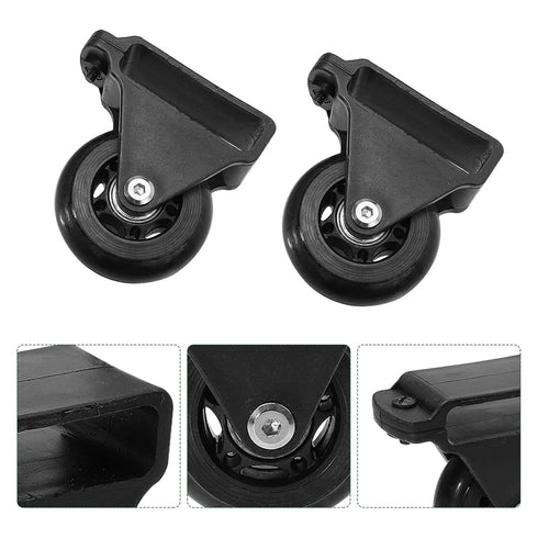 2pcs Leveling Casters Leveling Casters Cart Accessories Telescopic Ladder Wheel Practical Balance Bar Pulley Home