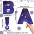 Qyeahkj 150 PCS Large 7" Font Outer Space Themed Bulletin Board Letters Combo Set for Classroom Starry Sky Decoration