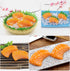 2pcs BESPORTBLE Fake Salmon Slice Models for Kitchen Decor and Photography Props Realistic Plastic Sashimi Food Models