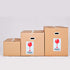 Hybsk 3 x 5 Fragile with Broken Glass Safe Handling Stickers - 100 Adhesive Labels Per Roll