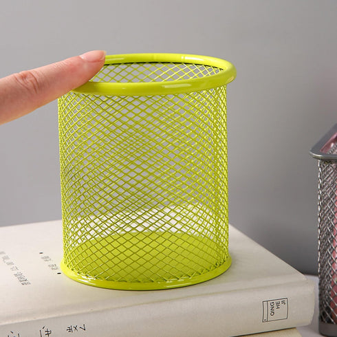 Pen Holder Pencil Organizer for Desk, Mesh Cup Container for Marker, Tape, Clip, Scissors for Office, School, Student,