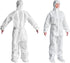 AMZ Medical Supply Disposable Coveralls, White SMS 60 GSM, X-large, Pack of