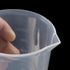 250ml-300ml Plastic Graduated Beaker (3 Pack), Transparent PP Measuring Cup Mixing Cup for Kitchen Lab