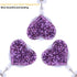 Soleebee 28'' Retractable Badge Reel - Glitter Love Heart Nurse ID/Name Badge Holder with Belt Clip (Purple)