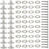 20 Sets Marine Grade Twist Lock Fasteners, Stainless Steel Plated Rotating Button Fasteners for Boats