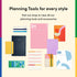 POKETO Lined Notebook Journal - 140 Page College Ruled Notebook, 100 GSM Thick Paper, Softcover, 8.25” x 5.75”
