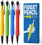 ELETIUO 4-in-1 Silent Fidget Pencil Sensory Focus Tool for Stress Relief, ADHD, Autism
