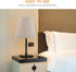 5.5x5.3x3.5in Beige Small Cone Fabric Lampshade Linen Texture Replacement Shade for Wall Sconce and Table Lamp Use