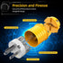 20 Amp 110V Male Electrical Plugs, Drop Cord Extension Cord Ends Replacement Connector NEMA 5-20P 120 Volt (2-Pack)