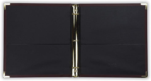 Samsill Classic Collection Executive Presentation 3 Ring Binder/Portfolio, 1.5 Inch Binder, Brass Round Ring (Holds 325