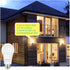 Dusk to Dawn E26 LED Bulbs, 9W (60W Equivalent), 825LM, 2700K Soft White, Auto On/Off, 4-Pack for Outdoor Lighting