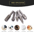 5 PCS Rotary Drill Bit Set for Woodworking - Rasp Wood Carving Bits 1/4 Shank Power Carving Bits Rotary Burr Set