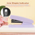 Office Stapler, Portable Durable Staplers for Desk, Stapler Supplies (Purple)