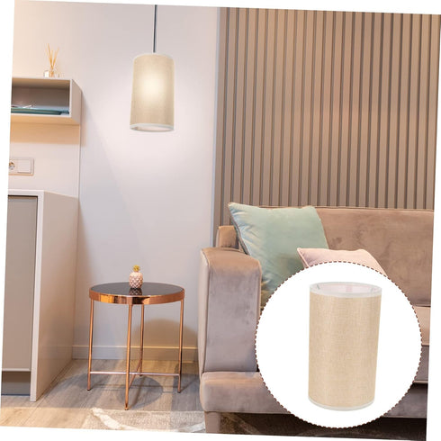 DOITOOL Chic Small Drum Lampshade Cover for Nightstand Lighting