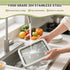 10.24'' 8.24'' 2 304 Frozen Rolled Ice Cream Maker x w/Lid and Spatulas, SUS Home DIY Instant Ice Cream Tray for Soft