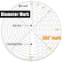 Round Center Finder Tool, Woodworking Compass for Wood Turner Bowl Lathe Acrylic Drawing Circle Diameter (200mm/8")