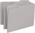 Smead Interior File Folder, Gray, 1/3-Cut Tab, Letter Size, 100 per Box (10251)