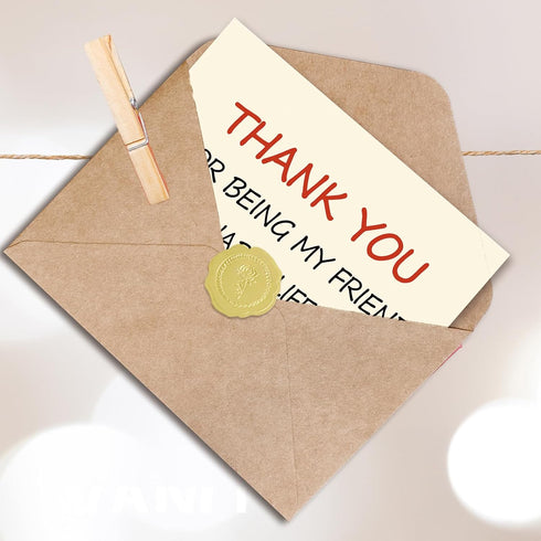OJsensai Thank You Card Gifts for Best Friend, Funny Appreciation Card for Her He Women Men, Humor Friendship