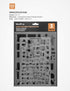 Nicpro Architectural Drafting Tools, 3 PCS Templates for House Plan Furniture, Interior Design CAD Drawing