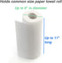 4-Pack RightArrange Pegboard Paper Towel Holder, - Stainless Steel - Hooks to Any Peg Board - Pegboard Organization