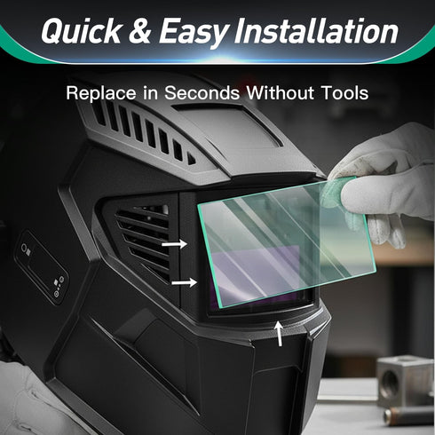 INEFARO 20 770237 231921 10 10 299616, PCS & Replacement Lens Combo for Performance Series Welding Helmet, Includes