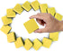 Dry Erase Erasers, 48 Pack Magnetic Whiteboard Cleansers, Small Dry Erase Eraser, Magnetic Erasers (Yellow)