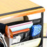 Zerodis Hanging Storage Bag Desk Side Organizer Large Capacity Oxford Fabric Book Holder with Anti Slip Hook Space