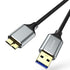 USB 3.0 Micro B Cable 1.5 FT, External Hard Drive Cable 5