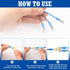 Tandefio 50 Pcs Double Piggyback Spade Connector, Quick Disconnect Electrical 2 Way Wire Terminals Adapter