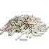 100 Pcs Non Insulated Butt Connectors - 16-14 AWG Electrical Wire Connectors, Seamless Uninsulated Crimp Terminals
