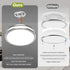 13inch Dimmable 5CCT(3000K 3500K 4000K 5000K 6500K) 24W hepside Ceiling Lights, Flush Mount LED Ceiling Light Fixture