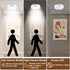 3000K 6.1inch Light,140 Closet 2-Pack LIT-PaTH Battery Operated Ceiling Light, Motion Sensor LED Ceiling Lumens Flush