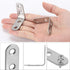 24 90 96 1.57 Inch Pcs L Bracket Stainless Steel Corner Brace, Degree Right Angle Shelf Brackets with Pcs Screws, L