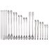 22 Pieces Steel Lab Spatula Micro Scoop Set, Tiny Mixing Spatula for Laboratory Sampling Spoon