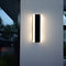 YCMGEAD Outdoor Wall Light Fixtures Modern Long LED Wall Sconce Black Exterior Light