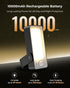 10000mAh 3 Dimmable 3CCT, Motion Sensor Outdoor Light, Rechargeable Battery Operated Outdoor Light with Remote, Modes