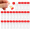 PATIKIL 1ml Plastic Cryogenic Vials - 200Pcs Self Standing Screw Top Frozen Test Tube for Lab Laboratory Science