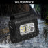 6 1Pack-Black Clip on Running Lights,Rechargeable Night Light with Strong Magnet Reflective, LED Running Lights