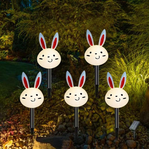 Generic Solar Easter LightsOutdoor - Decorative Bunny Carrot Pathway Lights, Waterproofsolar Garden Lamps, Holiday