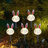 Generic Solar Easter LightsOutdoor - Decorative Bunny Carrot Pathway Lights, Waterproofsolar Garden Lamps, Holiday