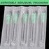 100 Pack 21Ga 1 Inch Stainless Steel Dispensing Lab Tools for Scientific Labs, Measuring and Refilling