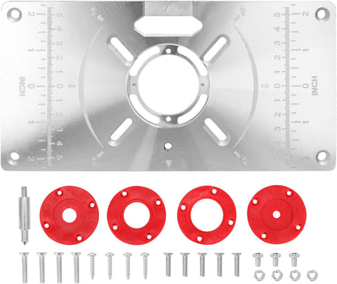 YIWENG Router Table Insert Plate,Router Table Insert Plate Aluminum Trimming Machine Engraving Flip