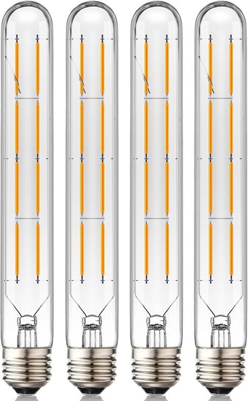8.9inch E26 LED Bulbs 8W Dimmable E26 Tubular Light Bulb 2700K Warm