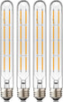 8.9inch E26 LED Bulbs 8W Dimmable E26 Tubular Light Bulb 2700K Warm