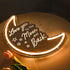 5V Dimmer 15.75 Britrio LED Moon Neon Light Sign, Love You To the Moon And Back Mirror Neon Wall Decor for Party Girls